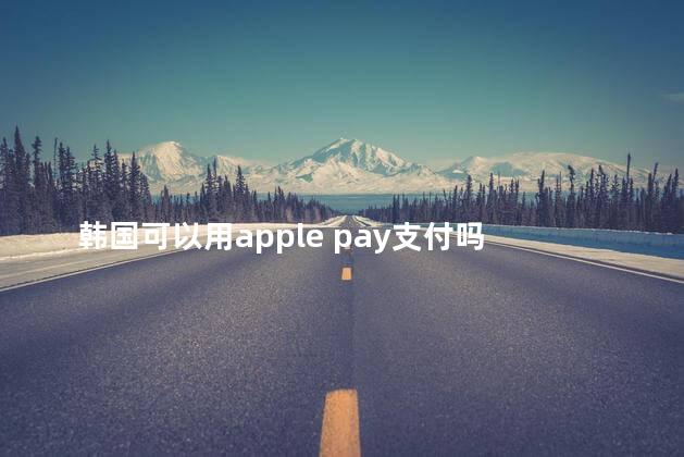 韩国可以用apple pay支付吗 韩国有盐湖吗